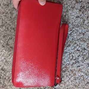 Nordstrom Red Patent Leather Clutch